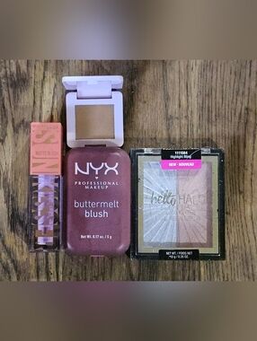 Makeup Bundle- Maybelline & NYX Blushes, Wet N Wild, Half Caked Bronzer
